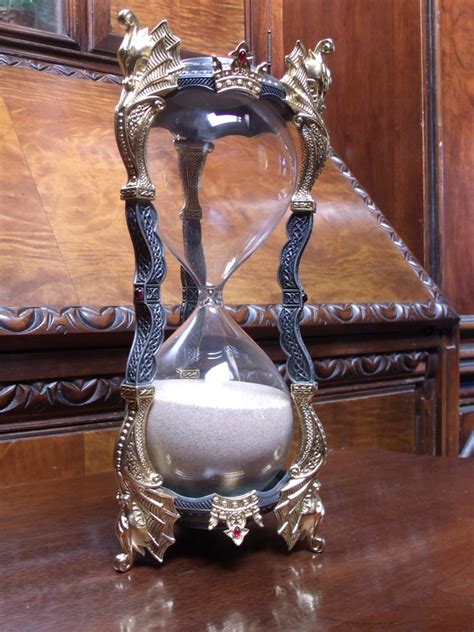 Vintage Hourglass Merlins Crystal Hourglass Etsy