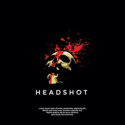 Premium Vector Headshot Skull Logo Template