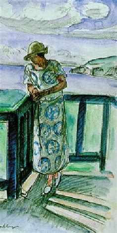 Femme Au Balcon By Henri Lebasque On Artnet