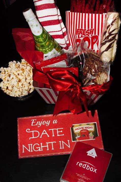 Diy Date Night In T Basket With Redbox For The Love Of Food