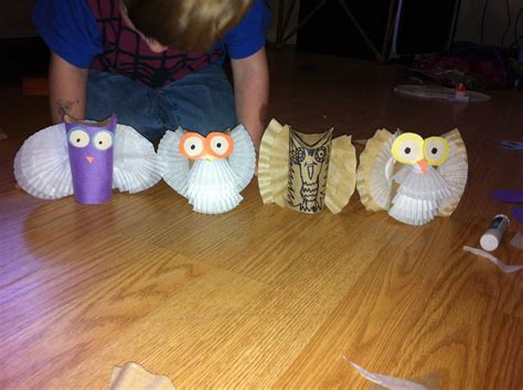 Diy Owl Crafts With Toilet Paper Rolls Kids Birthday Crafts Owl