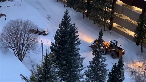 01 26 2021 South Lake Tahoe Nv Snow Plow And Driving Over The Pass