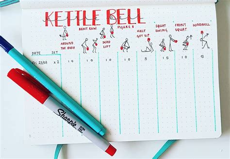 Bullet Journal Fitness Tracker Ideas To Lose Weight Or Stay In Shape