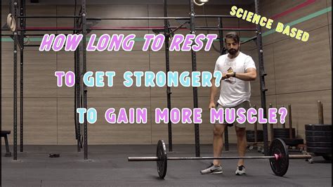 How Long Should You Rest In Between Sets Youtube