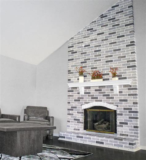Before And After A Dated Brick Fireplace Makeover For 45 Painted