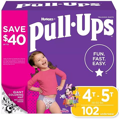 Huggies Pull Ups Training Pants For Girls Choose Your Size Sam S Club