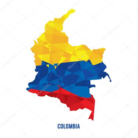 Mapa De Colombia Info Grafico Vector Ilustracion Vector Grafico Images