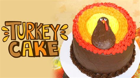 Thanksgiving Turkey Cake Tutorial Tastydelights Youtube
