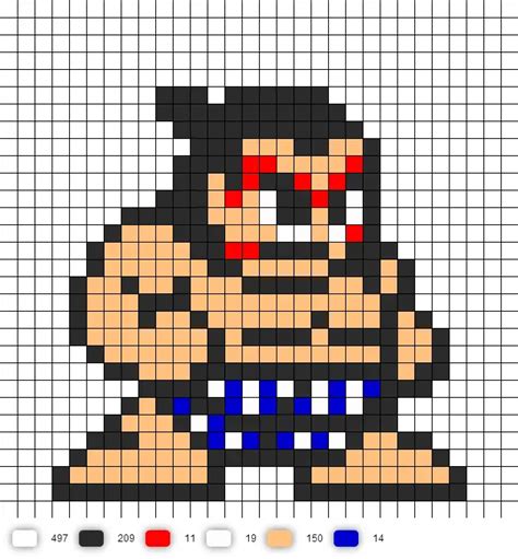 pixel art street fighter Idées et designs pour vous inspirer en images