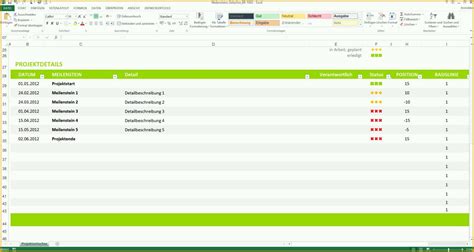 Die praxisinternen wünsche und vorstellungen, als vorlage genutzt werden. Exklusiv Meilensteinplan Excel Vorlage Meilenstein ...