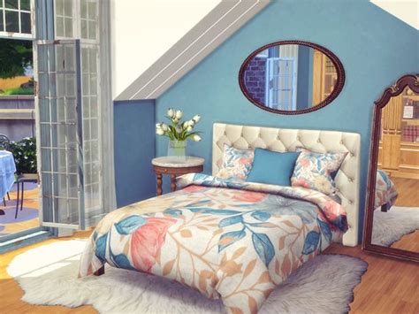 Sookys Floral Bedding Severinkas Alwine Recolor Mesh Needed Sims
