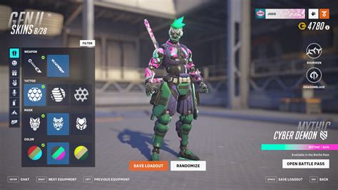Deconstructing The Cyber Demon Genji Mythic Skin With The Overwatch