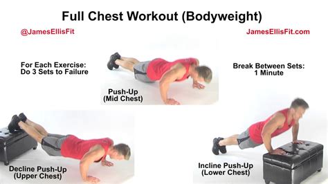Complete Chest Workout Using Bodyweight Push Ups Youtube