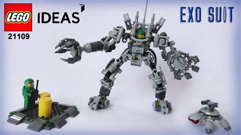 Lego Ideas Exo Suit Speed Build Set 21109 Mech Instructions Youtube