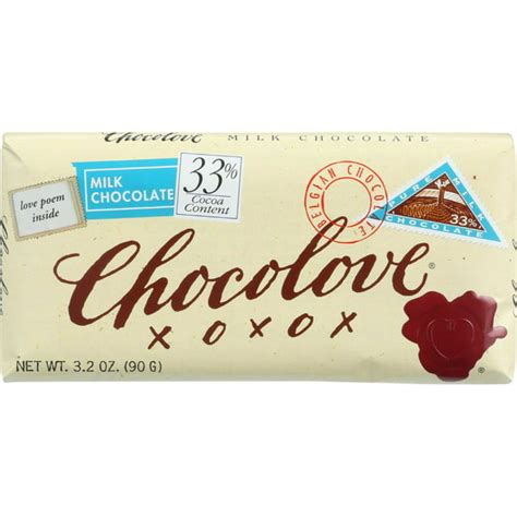 Chocolove Premium Chocolate Bars Milk 33 Chocolate 32 Oz Bars