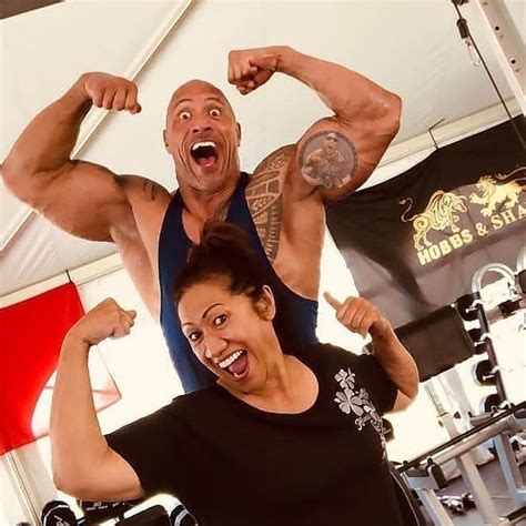 My Mom In Iron Paradise The Rock Workout The Rock Dwayne Johnson