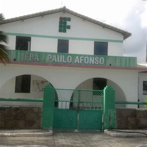 Ifba Instituto Federal Da Bahia Paulo Afonso Ba