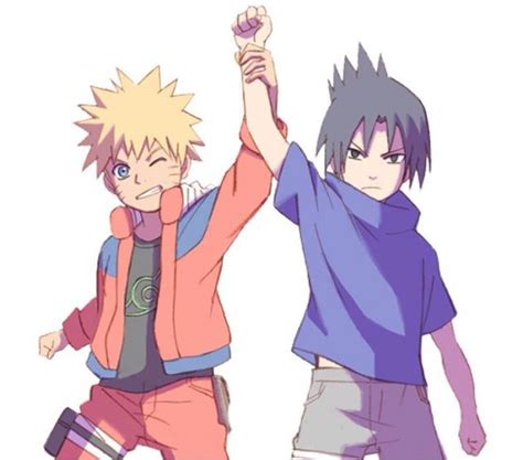 Cute Kid Naruto And Sasuke Wallpaper