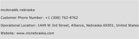 Check dtdc.in contact details including office locations across india. Mcdonalds Nebraska Phone Number | Mcdonalds Nebraska ...