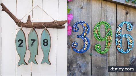 35 Creative Diy House Numbers That Are Better Than Anything You Could