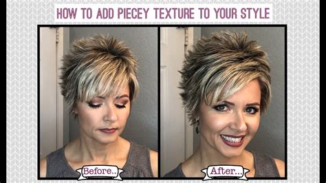 Hair Tutorial How To Add Piecey Texture To Your Style Youtube