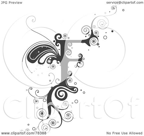 Royalty Free Rf Clipart Illustration Of A Vine Alphabet Letter F By