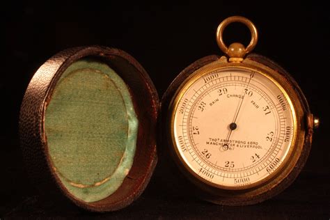 Antique Pocket Barometer Altimeter By Armstrong And Brother No Etsy