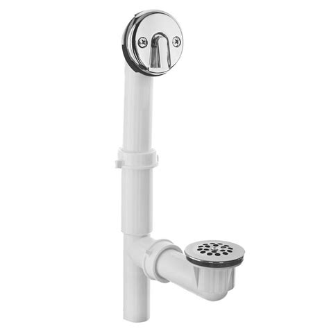 Replacing or repairing your tub's drain/waste assembly is a snap with bathtub drain products made by watco from assemblies, to trim, to replacement stoppers and overflow plates, we've got it! DANCO Tub Drain Kit - Trip Lever-51932 - The Home Depot