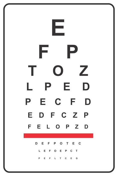 Snellen Eye Chart 10 Free Pdf Printables Printablee Eye Chart