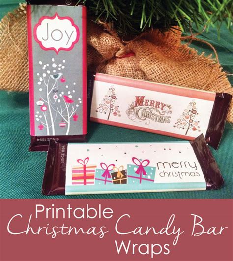 I made some christmas candy bar wrappers that take minutes to print and add. Christmas Candy Bar Wrappers {Easy Gift}