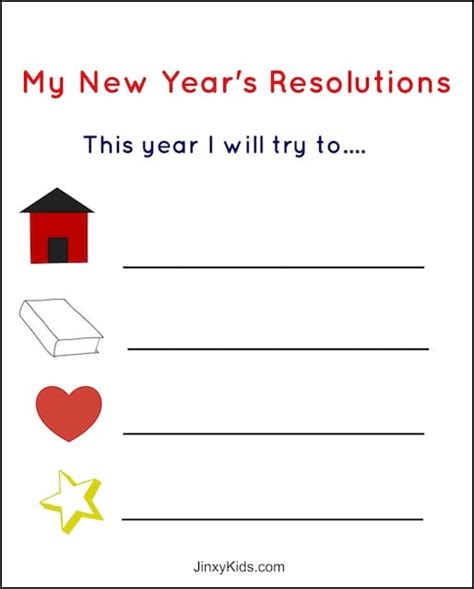 Free Printable New Years Resolution Worksheet Printable Word Searches