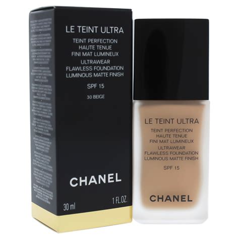 Chanel Le Teint Ultra Foundation SPF 15 - 30 Beige 1 oz Foundation - Walmart.com