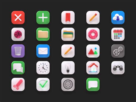 D Icons Pack Search By Muzli