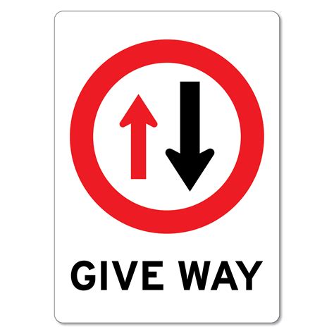 Give Way Sign The Signmaker