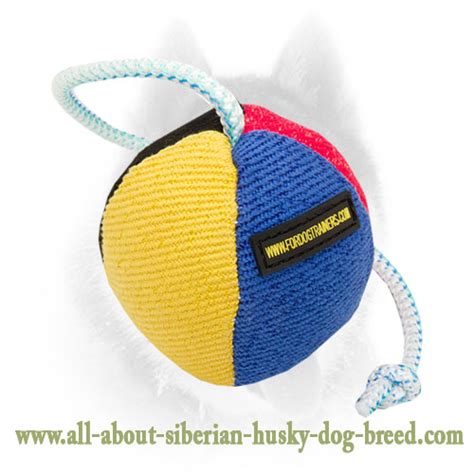 Siberian Husky French Linen Ball 4 310 Inch 11 Cm Siberian Husky