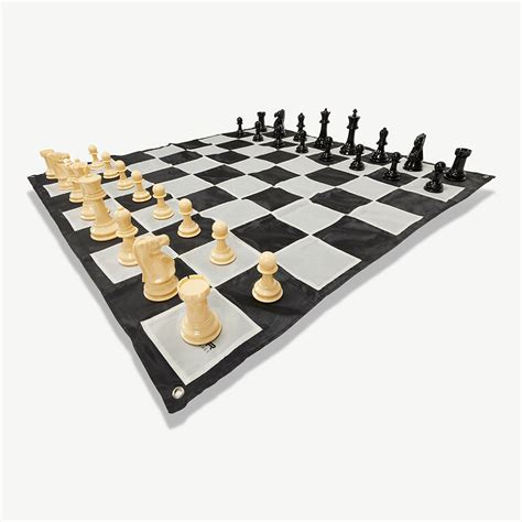Large Chess Pieces Set Plastic 20cm Uber Games