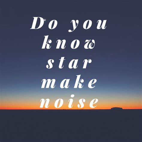 Do You Know Star Make Noise Knock Knock