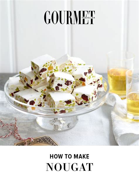 Made up of honey, egg whites and toasted nuts. Cranberry, pistachio and almond nougat | Recipe | Nougat ...