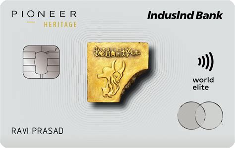 Maybe you would like to learn more about one of these? IndusInd Bank Launches First Metal Credit Card 'PIONEER ...