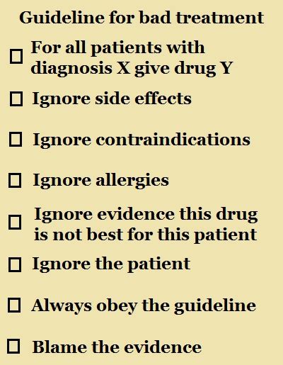 Too Much Medicine And Evidence Based Guidelines Part I