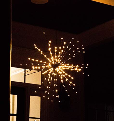 Elf Logic Starflower Hanging Star Lights 34 Inch Firework Light