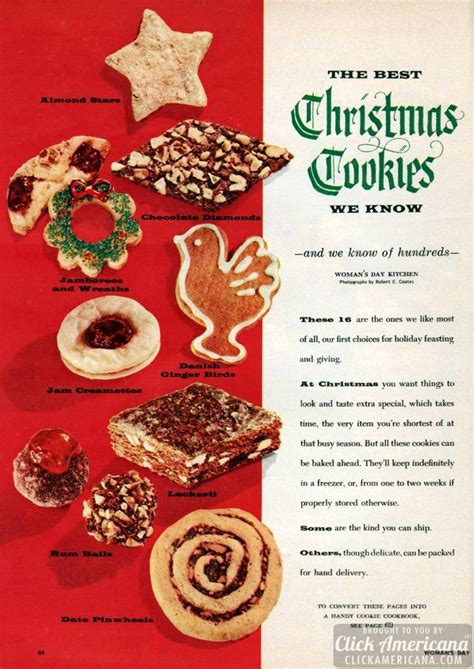 6 Of The Best Classic Christmas Cookies Kitchen Tested In 1956