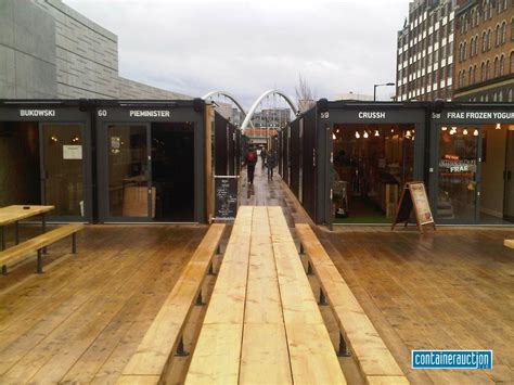 Boxpark A Shipping Container Shopping Mall Located In London Uk