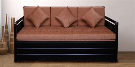 Buy Bactinn Metal Single Size Sofa Cum Bed With Hydraulic Storage In