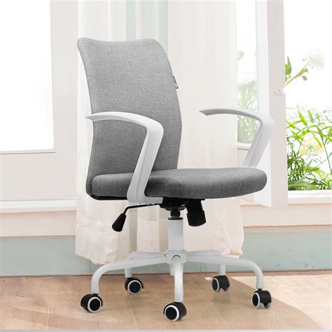 Computer chairs come in various shapes and sizes. Hbada Desk Task Computer Chair - Modern Fabric Low Back ...