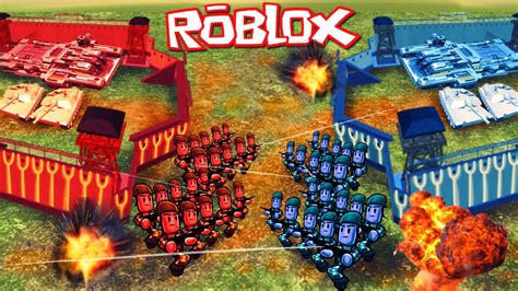 Roblox Red Vs Blue Vs Yellow Vs Green Base Wars Roblox Base Conquer