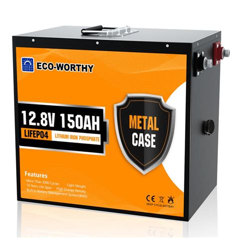 Lifepo4 12v 150ah Lithium Iron Phosphate Battery Eco Worthy