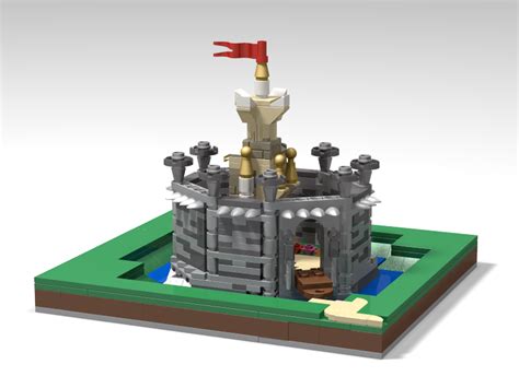 Lego Moc 14568 Miniature Castle Creator Model