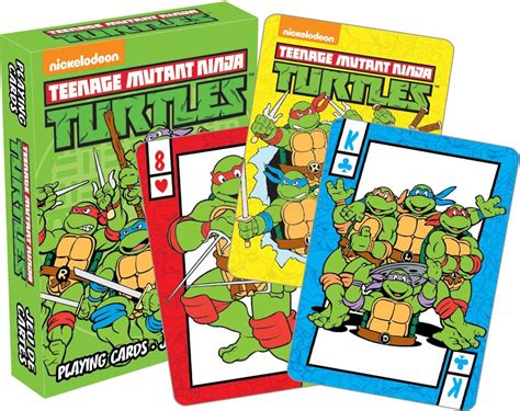 Teenage Mutant Ninja Turtles Set Of 52 Playing Cards Jokers Nm 52490