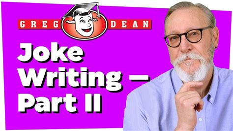 🎤joke Writing Part 2 Building A Stand Up Comedy Routine Greg Dean